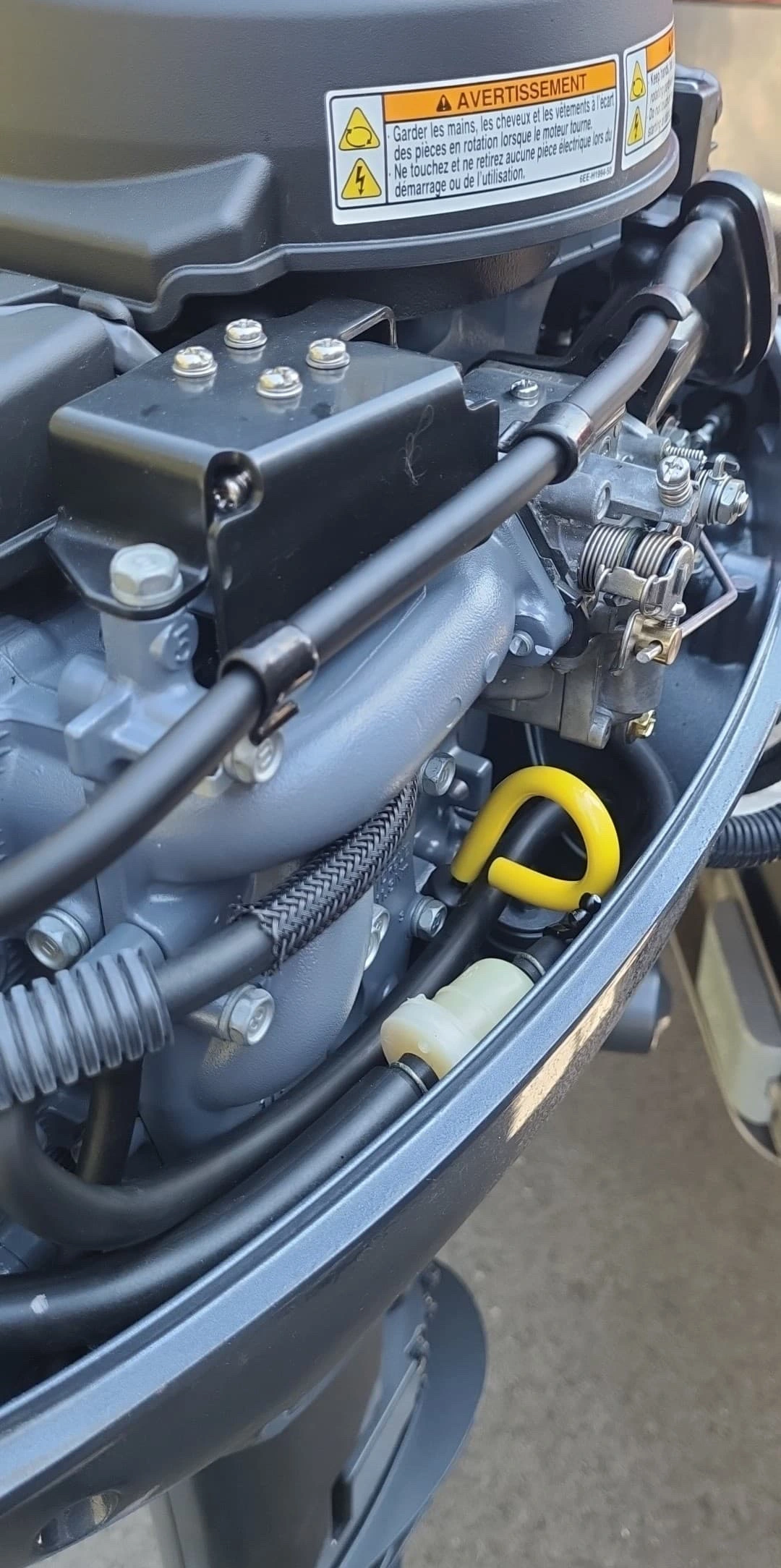 Y08C-6-9.9-R | Yamaha Carb 2008+ 6-9.9 hp Remote Throttle Shift